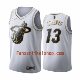 NBA Miami Heat Trikot Bam Adebayo 13 Nike 2019-2020 Weiß Golden Edition Swingman - Herren